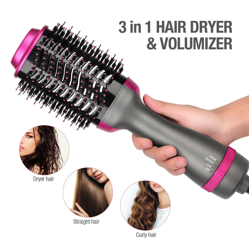 2 in 1  ̾ 귯  volumizer styler ȸ   ÷ straightner Ȱ öƽ modelador de cabelo roller